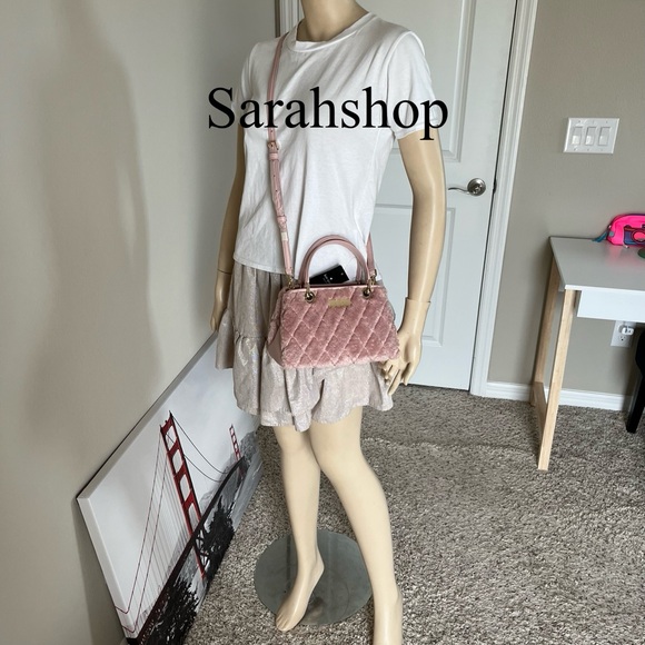 ♠️Kate Spade Carey Faux Fur Small Sullivan Satchel - Picture 9 of 14